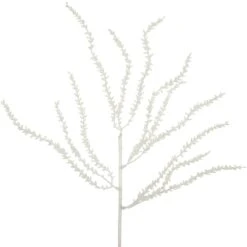Northlight 27" White Glittered Weeping Christmas Spray 11 Northlight 27" White Glittered Weeping Christmas Spray -Northlight 4611832246167291104