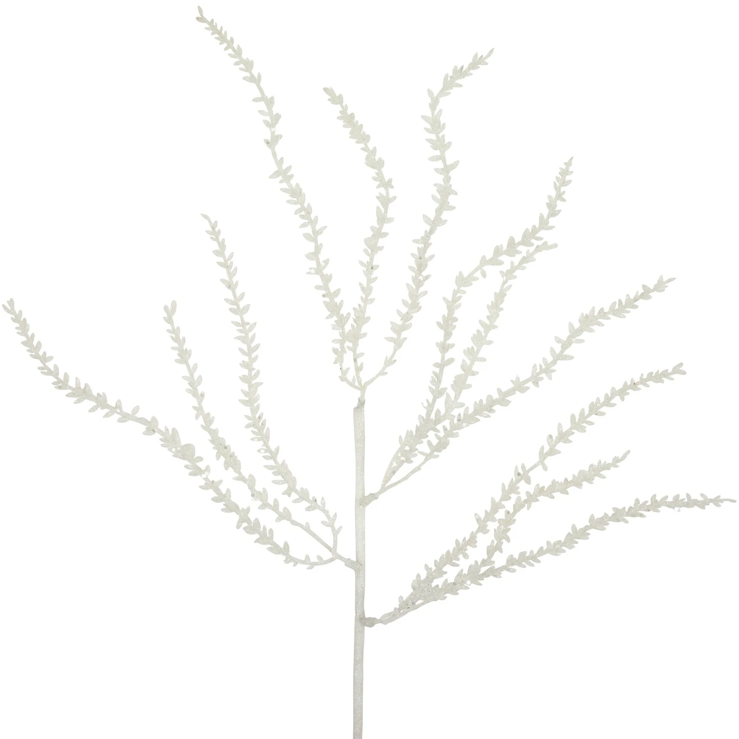 Northlight 27" White Glittered Weeping Christmas Spray 6 Northlight 27" White Glittered Weeping Christmas Spray - Image 4