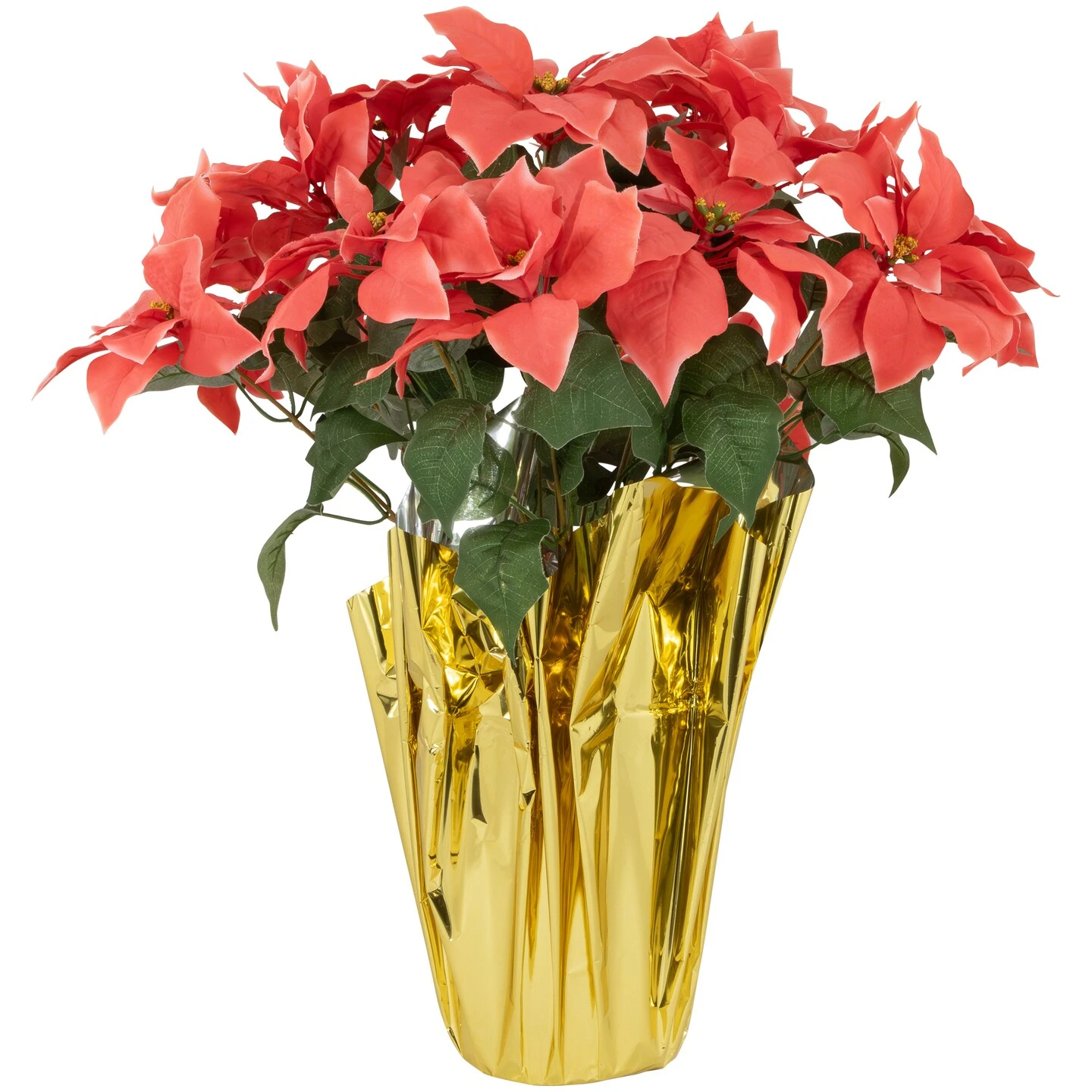 Northlight Artificial Christmas Poinsettia With Wrapped Base - 28" - Pink 3 Northlight Artificial Christmas Poinsettia With Wrapped Base - 28" - Pink