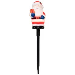 Northlight Lighted Santa Claus Christmas Pathway Markers - 16" - Set Of 4 Red -Northlight 4611848418705895472