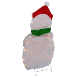 Northlight 32" Lighted 2D Chenille Snowman With Scarf Outdoor Christmas Decoration White 16 Northlight 32" Lighted 2D Chenille Snowman With Scarf Outdoor Christmas Decoration White -Northlight 4611858180127933664