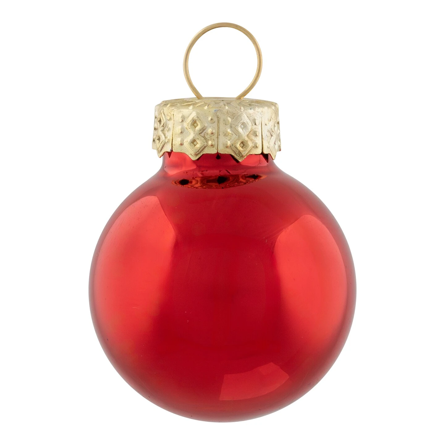 Northlight 2-Finish Mini Christmas Glass Ball Ornaments - 1" (25mm) - Red - 24ct 9 Northlight 2-Finish Mini Christmas Glass Ball Ornaments - 1" (25mm) - Red - 24ct - Image 7