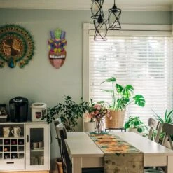 Northlight Tiki Man Sticking Tongue Out Hanging Wall Decoration - 16" - Multicolor Brown -Northlight 4611876722589373200