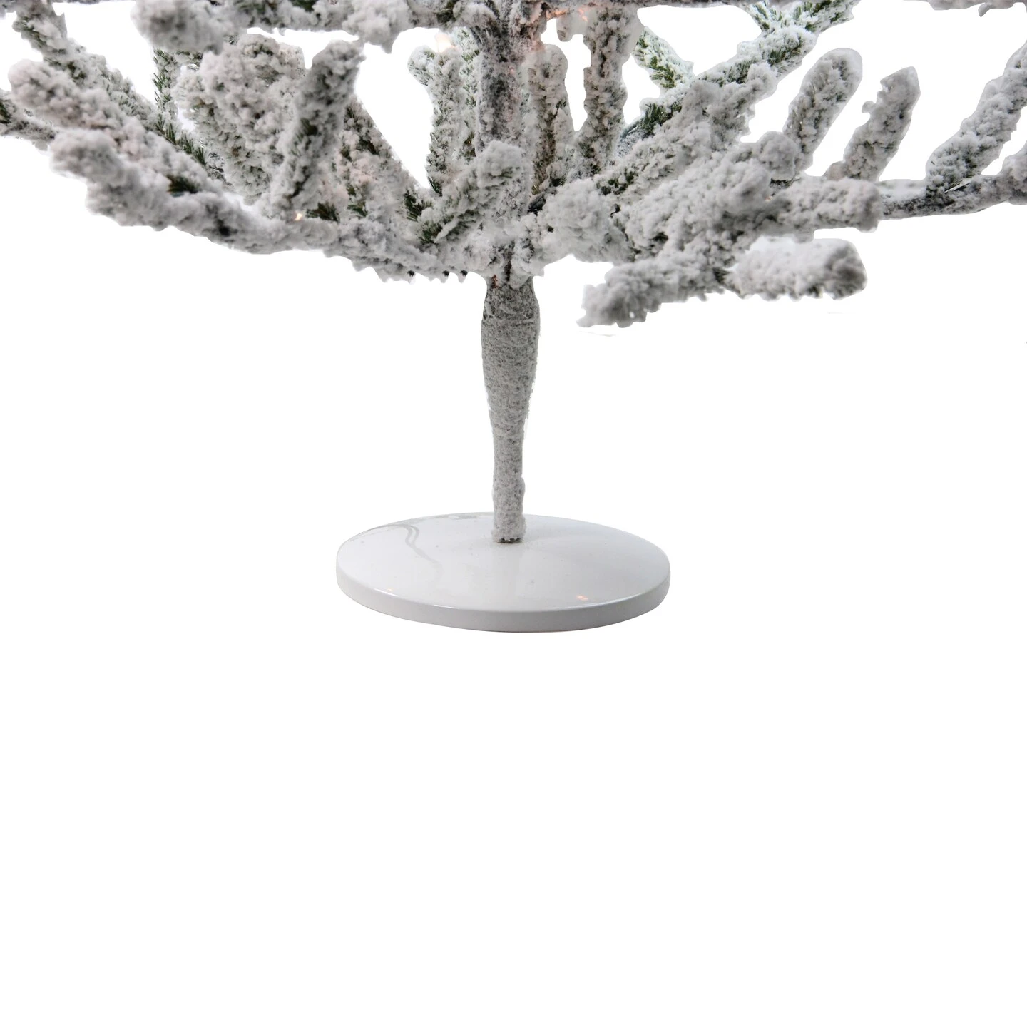 Northlight 36" Green Flocked Alpine Coral Artificial Christmas Tree - Unlit White 8 Northlight 36" Green Flocked Alpine Coral Artificial Christmas Tree - Unlit White - Image 6