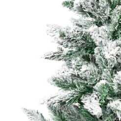 Northlight Frosted Pine Artificial Christmas Tree In Burlap Base - 3.5' - Unlit Green 12 Northlight Frosted Pine Artificial Christmas Tree In Burlap Base - 3.5' - Unlit Green -Northlight 4611891332573384912