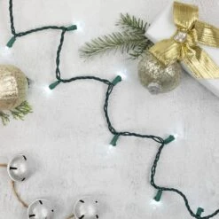 Northlight LED Mini Christmas Lights - Pure White - 11.25' Green Wire - 35ct 17 Northlight LED Mini Christmas Lights - Pure White - 11.25' Green Wire - 35ct -Northlight 4611973154905338896 2