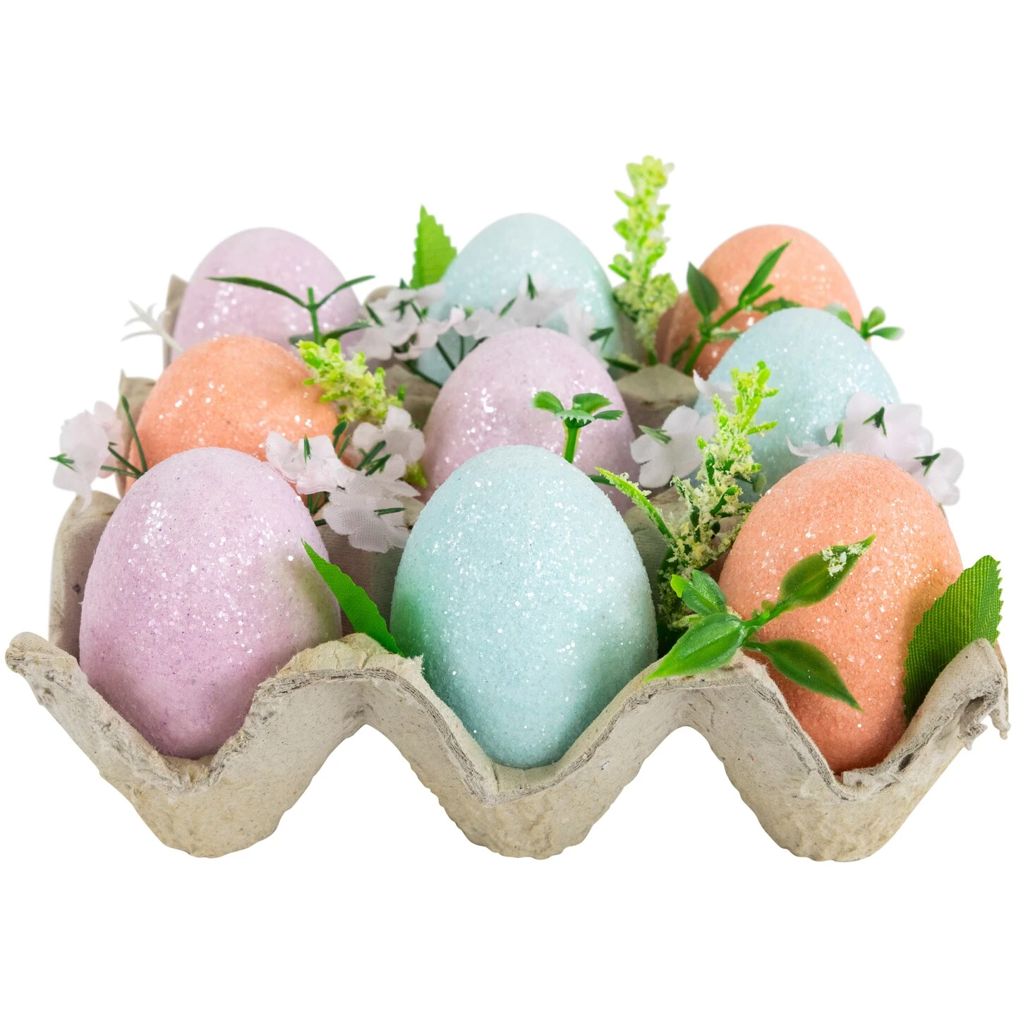 Northlight Pastel Easter Eggs With Carton Decoration - 6.25" - Set Of 9 Multi 4 Northlight Pastel Easter Eggs With Carton Decoration - 6.25" - Set Of 9 Multi - Image 2