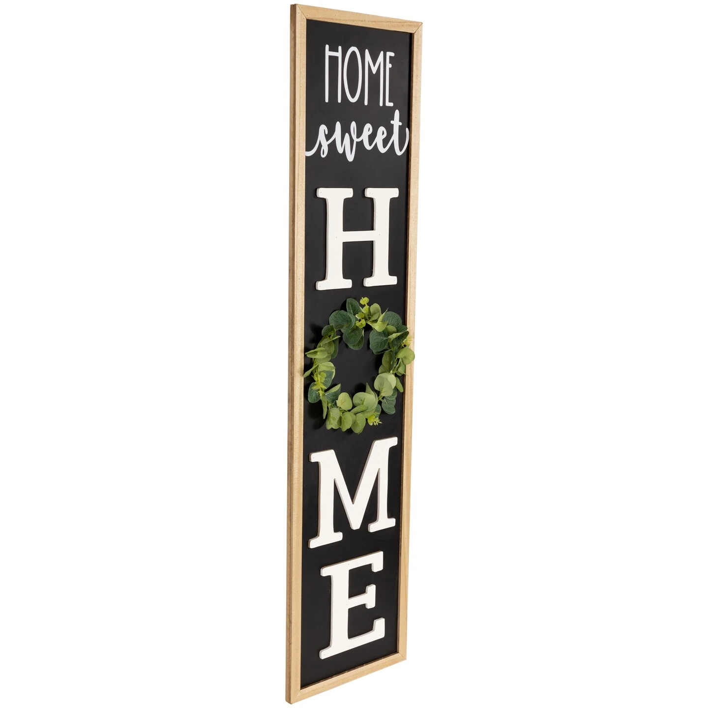 Northlight 40 Inch "Home Sweet Home" Wooden Framed Outdoor Porch Board Sign Decoration Black 8 Northlight 40 Inch "Home Sweet Home" Wooden Framed Outdoor Porch Board Sign Decoration Black - Image 6