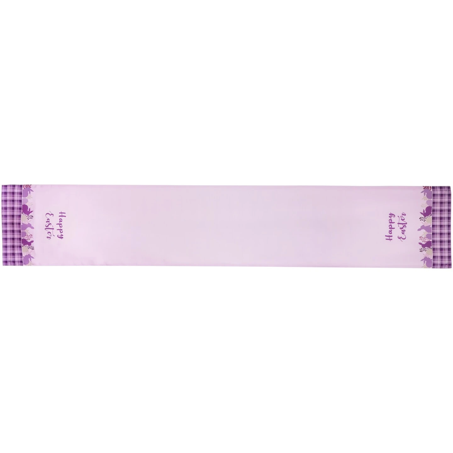 Northlight Happy Easter Plaid Table Runner - 72" - Purple 3 Northlight Happy Easter Plaid Table Runner - 72" - Purple