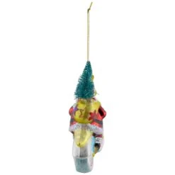 Northlight Crocodile Santa Glass Christmas Ornament- 4.25" Yellow 16 Northlight Crocodile Santa Glass Christmas Ornament- 4.25" Yellow -Northlight 4612008756513594064
