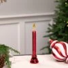 Northlight Glittered LED Flameless Christmas Candle - 9.25" - Red 1 Northlight Glittered LED Flameless Christmas Candle - 9.25" - Red -Northlight 4612022121445543248