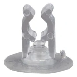 Northlight 20ct Clear Holiday Decoration And Gift Collections Christmas Suction Cup Clips - .75"