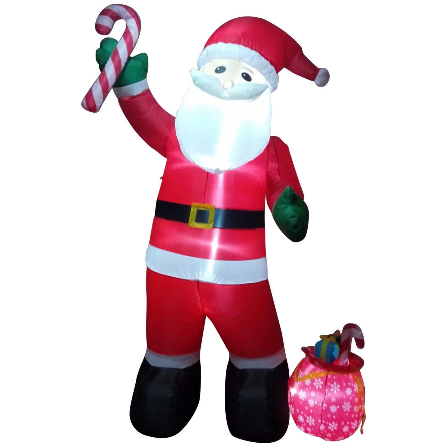 Northlight LED LIghted Inflatable Santa Claus With Toy Sack Outdoor Christmas Decoration - 8' Red 3 Northlight LED LIghted Inflatable Santa Claus With Toy Sack Outdoor Christmas Decoration - 8' Red