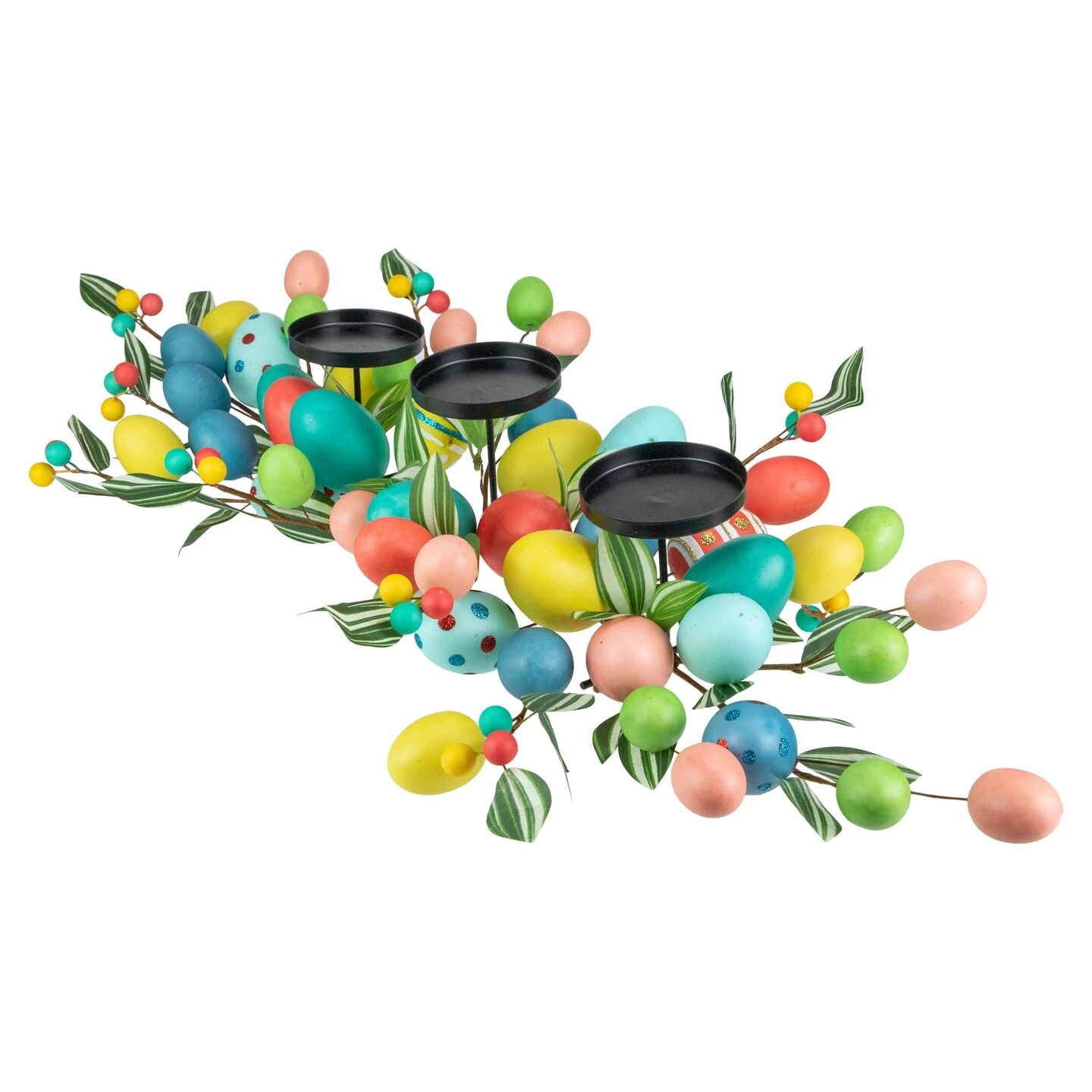 Northlight 32" Colorful Easter Egg Pillar Candle Holder Centerpiece Multi 7 Northlight 32" Colorful Easter Egg Pillar Candle Holder Centerpiece Multi - Image 5