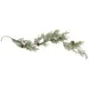 Northlight Artificial Christmas Garland With Frosted Foliage And Pinecones - 5' X 8" - Unlit Green -Northlight 4612066310106243744