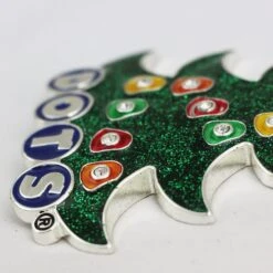 Northlight Christmas Tree "DOTS" Candy Logo Ornament With European Crystals - 3" - Multicolor Green -Northlight 4612066310577054368