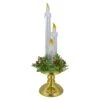 Northlight Lighted Water Candle With Foliage And Berries - 14.5" Gold 1 Northlight Lighted Water Candle With Foliage And Berries - 14.5" Gold -Northlight 4612066311723147936