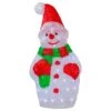 Northlight Lighted Commercial Grade Acrylic Christmas Snowman Display Decoration - 25" White 1 Northlight Lighted Commercial Grade Acrylic Christmas Snowman Display Decoration - 25" White -Northlight 4612066311779771040