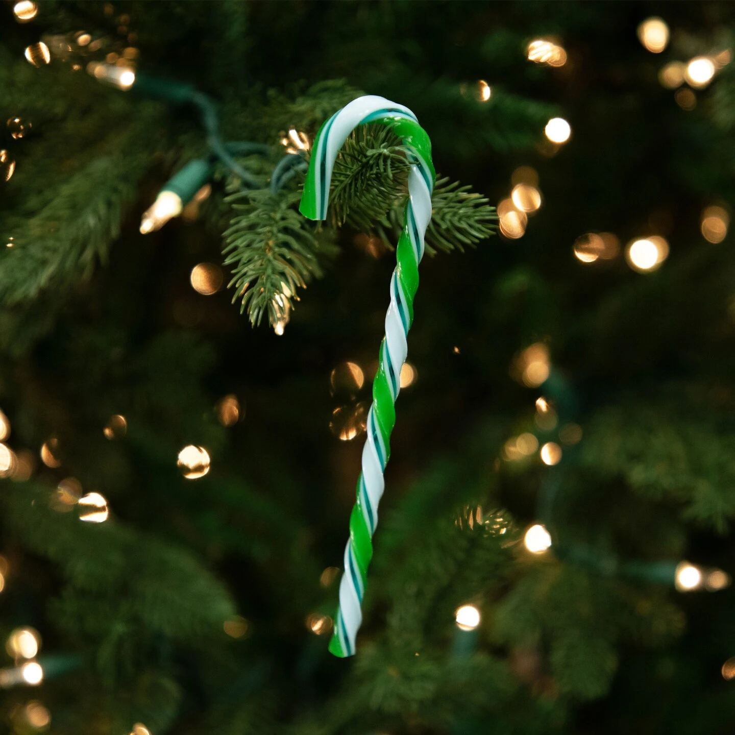Northlight Twist Candy Cane Christmas Ornaments - 6" - Green And White - 12 Ct 5 Northlight Twist Candy Cane Christmas Ornaments - 6" - Green And White - 12 Ct - Image 3