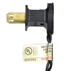 Northlight Mini Incandescent Christmas Lights - Clear - 10' Black Wire - 50ct -Northlight 4612099659977571296