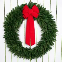 Northlight 14" X 34" Red 11-Loop Velveteen Christmas Bow Decoration -Northlight 4612105863093850160