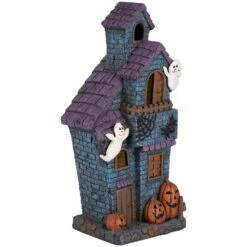 Northlight LED Lighted Haunted House With Ghosts Halloween Decoration - 22.75" Blue 14 Northlight LED Lighted Haunted House With Ghosts Halloween Decoration - 22.75" Blue -Northlight 4612110888508409056