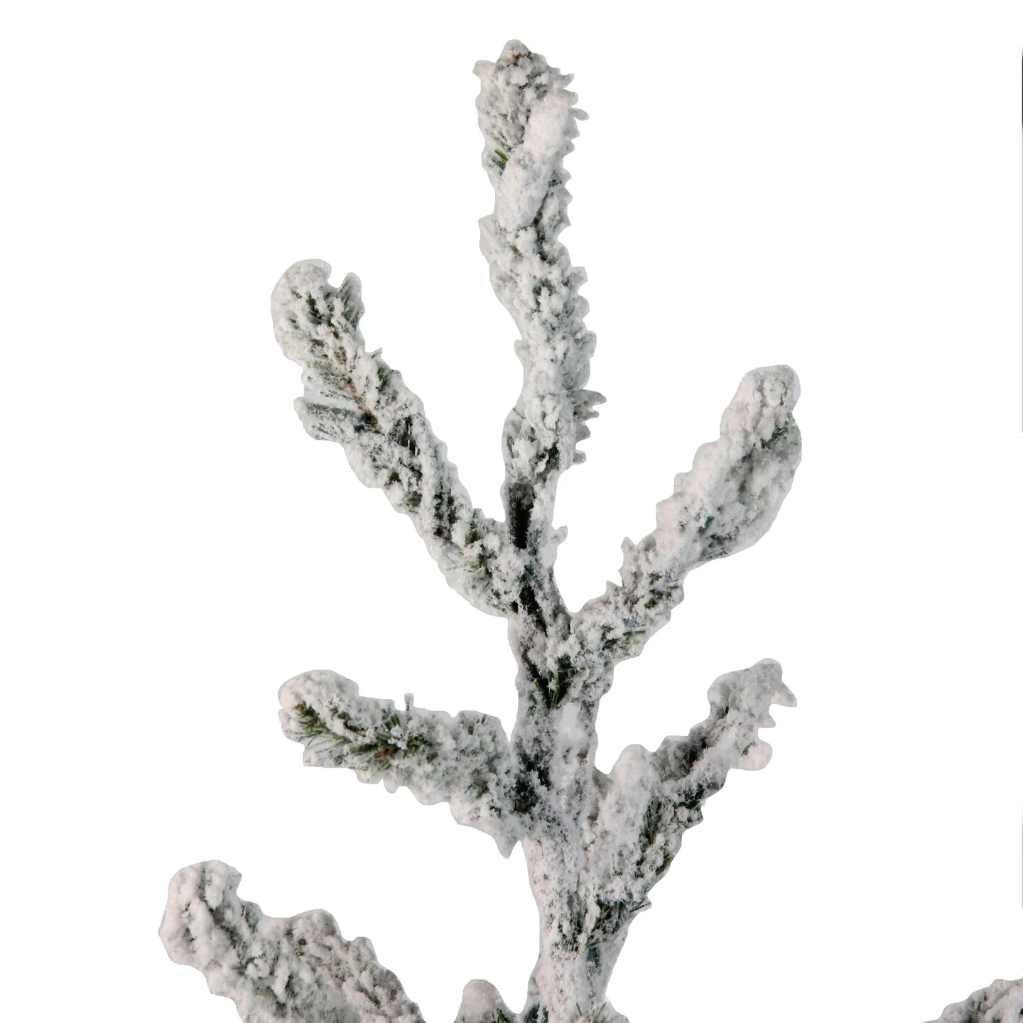 Northlight 36" Green Flocked Alpine Coral Artificial Christmas Tree - Unlit White 7 Northlight 36" Green Flocked Alpine Coral Artificial Christmas Tree - Unlit White - Image 5