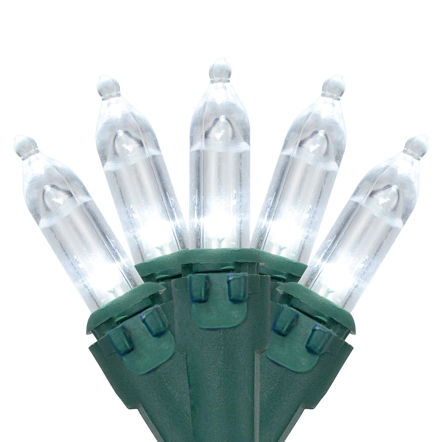 Northlight LED Mini Christmas Lights - Pure White - 11.25' Green Wire - 35ct 5 Northlight LED Mini Christmas Lights - Pure White - 11.25' Green Wire - 35ct - Image 3