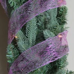 Northlight Pack Of 12 Purple Glittering Christmas Wired Craft Ribbons 2.5" X 120 Yards 8 Northlight Pack Of 12 Purple Glittering Christmas Wired Craft Ribbons 2.5" X 120 Yards -Northlight 4612147798816854688