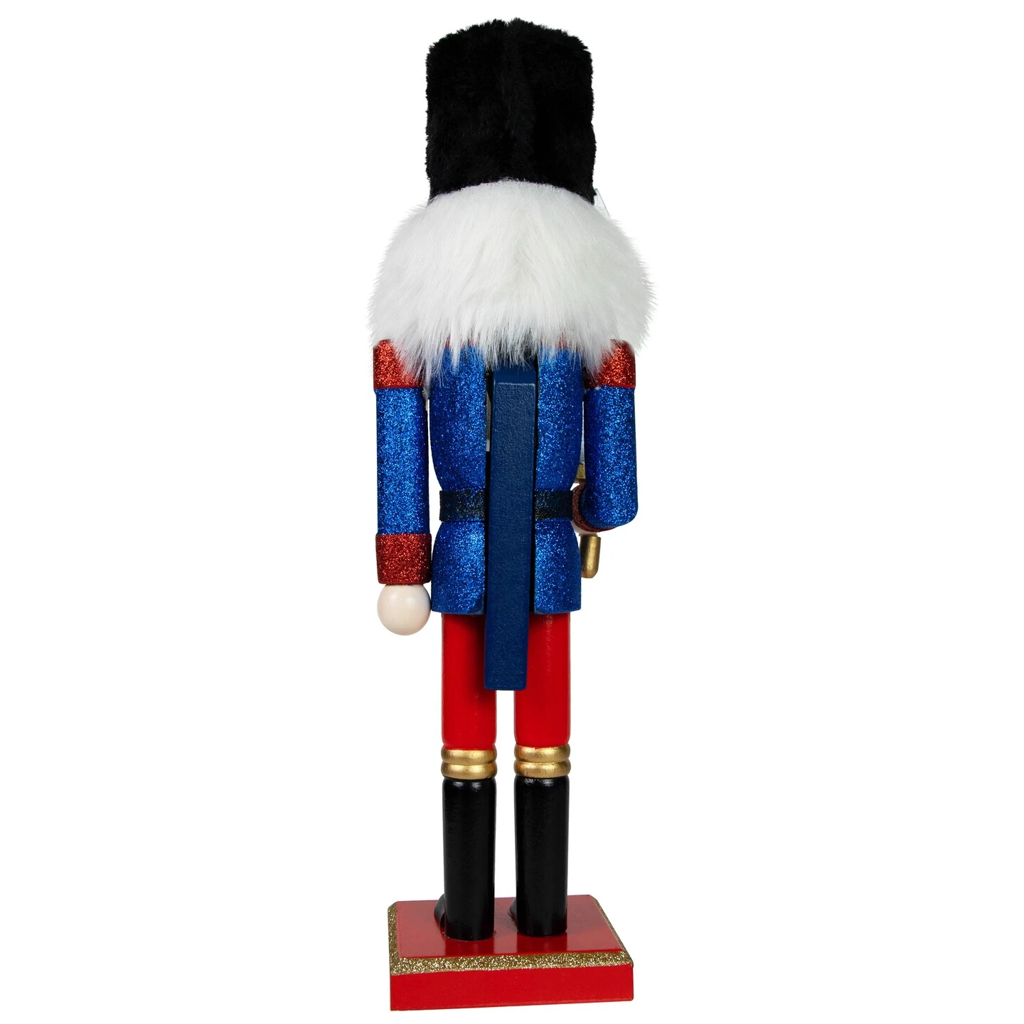 Northlight Christmas Nutcracker Soldier With Faux Fur Hat And Sword - 14" Red And Blue 8 Northlight Christmas Nutcracker Soldier With Faux Fur Hat And Sword - 14" Red And Blue - Image 6