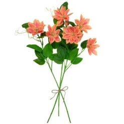 Northlight Real Touch™ Coral Orange Artificial Lotus Floral Sprays, Set Of 6 - 25" 14 Northlight Real Touch™ Coral Orange Artificial Lotus Floral Sprays, Set Of 6 - 25" -Northlight 4612158561781171424