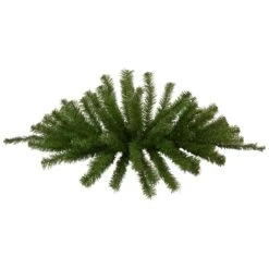 Northlight 28" Deluxe Dorchester Pine Artificial Christmas Swag, Unlit Green -Northlight 4612158562012054752