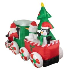 Northlight 8' Inflatable Train With Santa And Friends Outdoor Christmas Decoration Red 13 Northlight 8' Inflatable Train With Santa And Friends Outdoor Christmas Decoration Red -Northlight 4612158562288878816