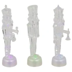 Northlight LED Lighted Icy Crystal Nutcracker Christmas Figures - 7.5" - Multicolor Lights -Set Of 3 Clear 12 Northlight LED Lighted Icy Crystal Nutcracker Christmas Figures - 7.5" - Multicolor Lights -Set Of 3 Clear -Northlight 4612158562930607328