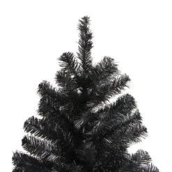Northlight Full Colorado Spruce Artificial Halloween Tree - 6' - Black - Unlit -Northlight 4612158562982839520
