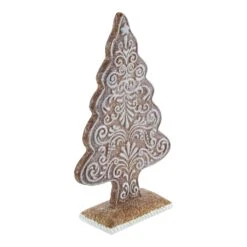 Northlight Glittered Gingerbread Tree Christmas Decoration - 8.25" Beige 15 Northlight Glittered Gingerbread Tree Christmas Decoration - 8.25" Beige -Northlight 4612158563467281632