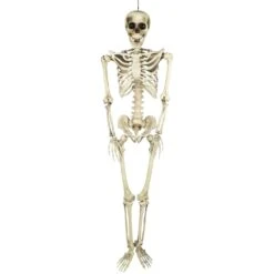 Northlight Life Size Skeleton Halloween Hanging Decoration - 5' Ivory -Northlight 4612158691853581280