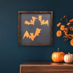 Northlight Halloween Bat Silhouettes Wall Hanging Decoration - 15.75" Black 17 Northlight Halloween Bat Silhouettes Wall Hanging Decoration - 15.75" Black -Northlight 4612175772495340976 2
