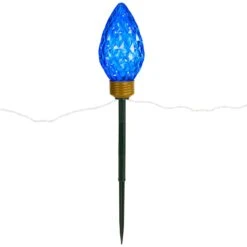 Northlight LED Lighted C9 Style Christmas Pathway Lawn Stakes - 8 Ft - Multi - 5-Count 14 Northlight LED Lighted C9 Style Christmas Pathway Lawn Stakes - 8 Ft - Multi - 5-Count -Northlight 4612183354532744656