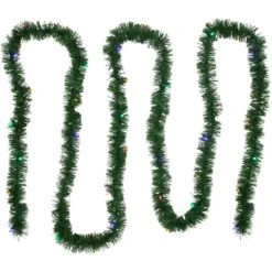 Northlight 18' X 3" Pre-Lit Pine Artificial Christmas Garland, Multicolor LED Lights Green 15 Northlight 18' X 3" Pre-Lit Pine Artificial Christmas Garland, Multicolor LED Lights Green -Northlight 4612186826819506848 2