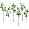 Northlight Real Touchâ„¢ White Artificial Rose Floral Sprays, Set Of 6 -35" 2 Northlight Real Touchâ„¢ White Artificial Rose Floral Sprays, Set Of 6 -35" -Northlight 4612186827017544352