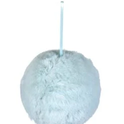 Northlight Faux Fur Plush Ball Christmas Ornament - 4" - Light Green 15 Northlight Faux Fur Plush Ball Christmas Ornament - 4" - Light Green -Northlight 4612197232800936656