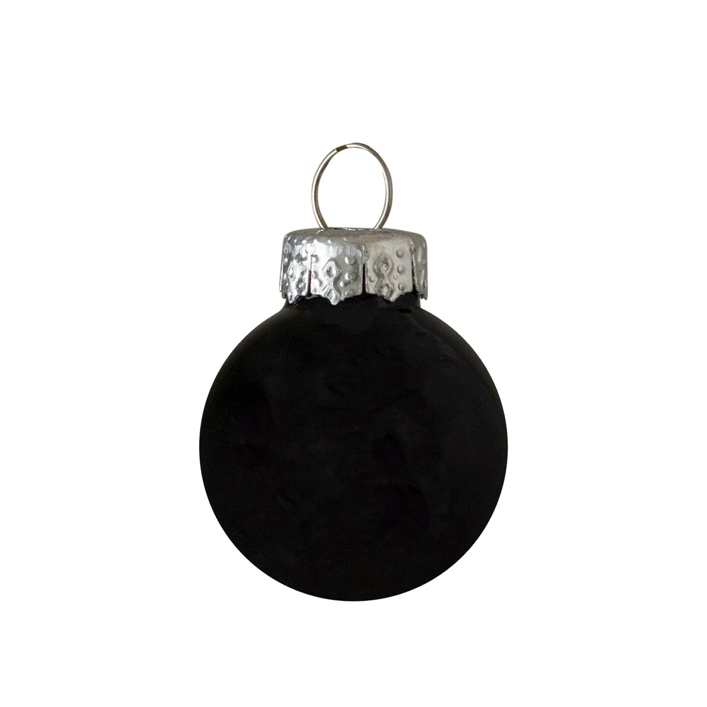 Northlight Shiny And Matte Glass Ball Christmas Ornaments - 1" (25mm) - Black - 24ct 7 Northlight Shiny And Matte Glass Ball Christmas Ornaments - 1" (25mm) - Black - 24ct - Image 5