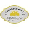 Northlight Easter Egg Hunt Vintage-Style Metal Wall Sign - 17.75" White 1 Northlight Easter Egg Hunt Vintage-Style Metal Wall Sign - 17.75" White -Northlight 4612205575279404048