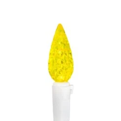 Northlight LED Faceted C6 Christmas Lights - Multi-color - 24.25' White Wire - 70ct -Northlight 4612209554420656144