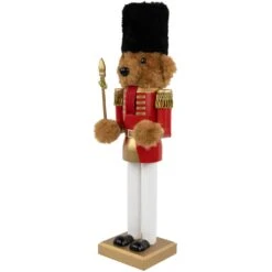 Northlight Plush Teddy Bear Soldier Christmas Nutcracker - 14" - Red And Gold 13 Northlight Plush Teddy Bear Soldier Christmas Nutcracker - 14" - Red And Gold -Northlight 4612210292426884320