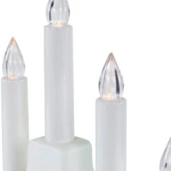 Northlight LED Lighted Christmas Candelabra Bridge - White Base - 13" 16 Northlight LED Lighted Christmas Candelabra Bridge - White Base - 13" -Northlight 4612210292497990880