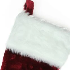 Northlight Traditional Christmas Stocking With Cuff - 20" - Burgundy And White Red 10 Northlight Traditional Christmas Stocking With Cuff - 20" - Burgundy And White Red -Northlight 4612210292871283936