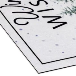 Northlight Pine Trees "Winter Wishes" Christmas Doormat 29" X 17" White 14 Northlight Pine Trees "Winter Wishes" Christmas Doormat 29" X 17" White -Northlight 4612210292959560928