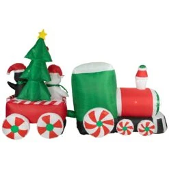 Northlight 8' Inflatable Train With Santa And Friends Outdoor Christmas Decoration Red 14 Northlight 8' Inflatable Train With Santa And Friends Outdoor Christmas Decoration Red -Northlight 4612210293022475488